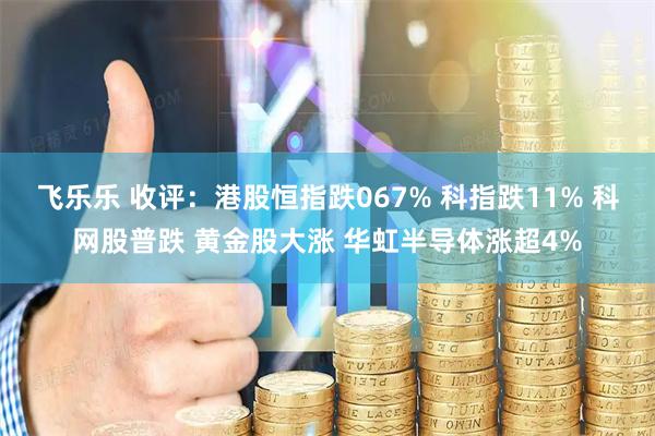 飞乐乐 收评：港股恒指跌067% 科指跌11% 科网股普跌 黄金股大涨 华虹半导体涨超4%